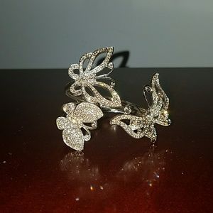 Gold Butterfly Hinge Bracelet